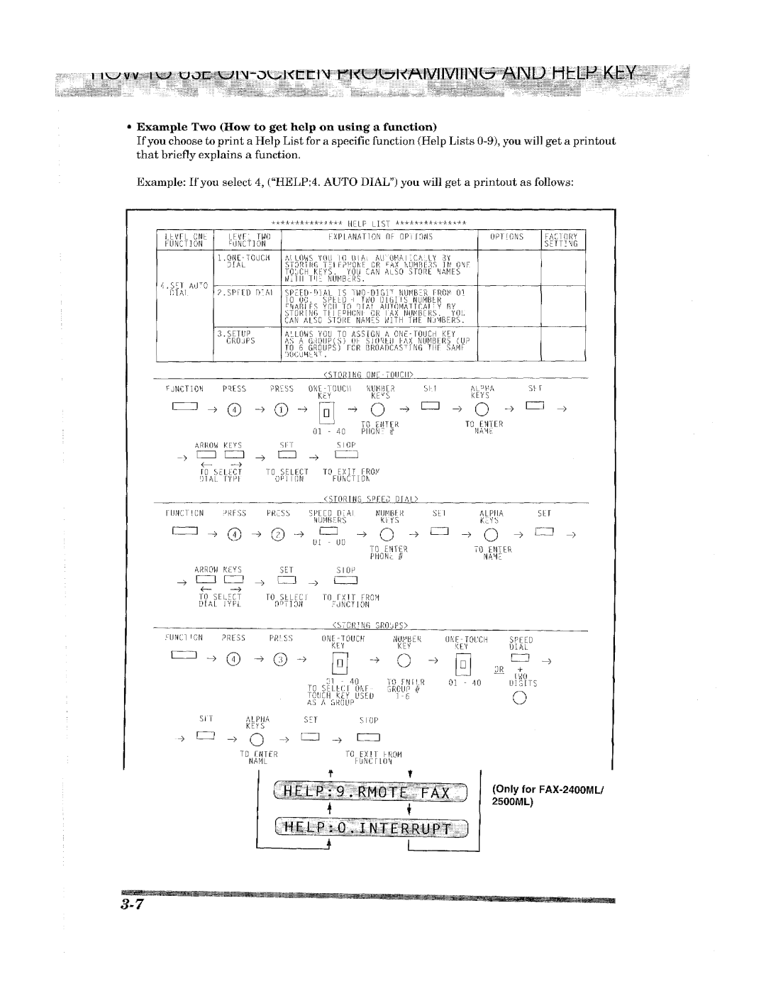 Brother 2400ML manual 