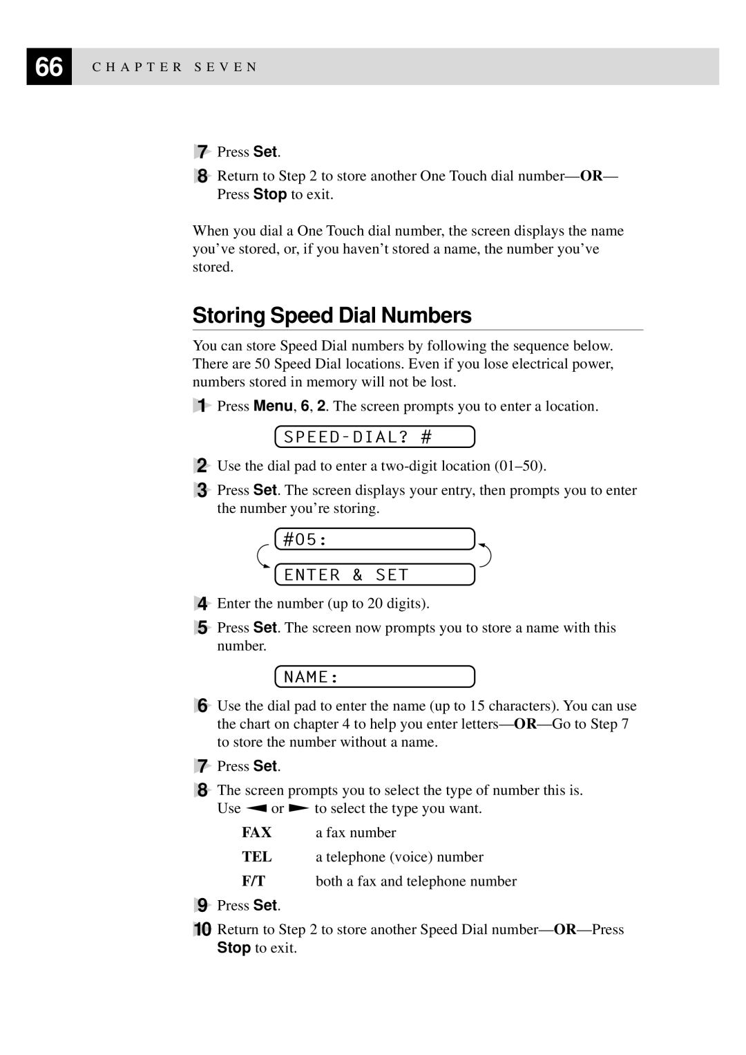 Brother 515 manual Storing Speed Dial Numbers, Speed-Dial? #, Enter & SET 