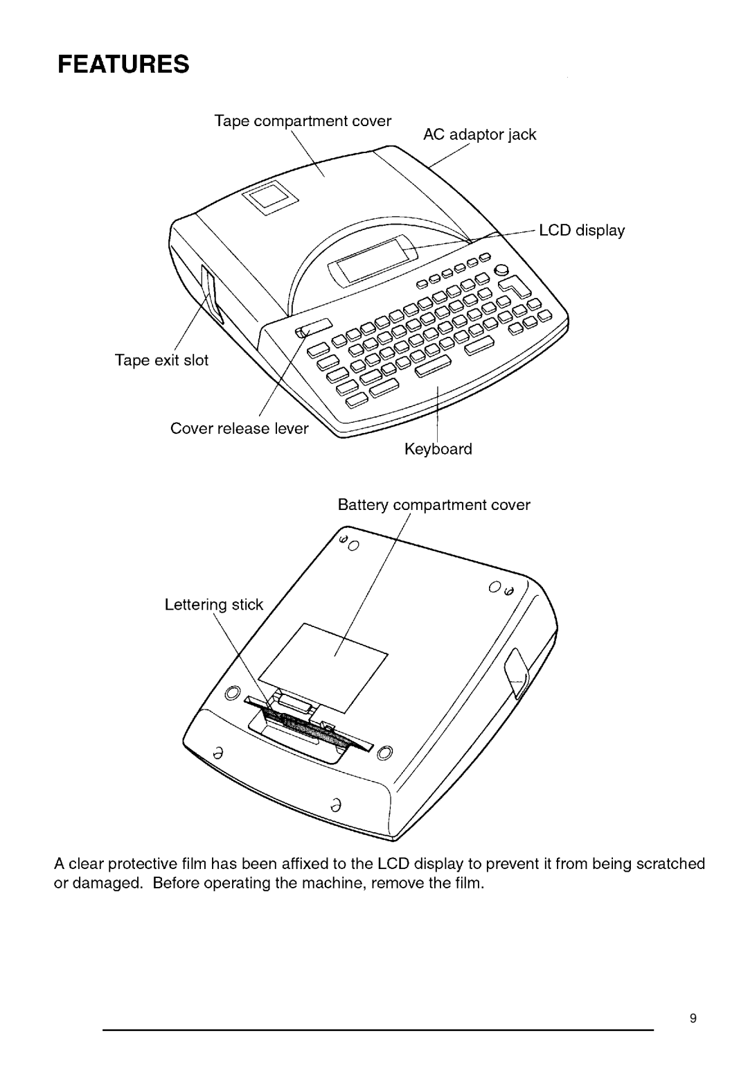 Brother P-touch 550, 530 manual 