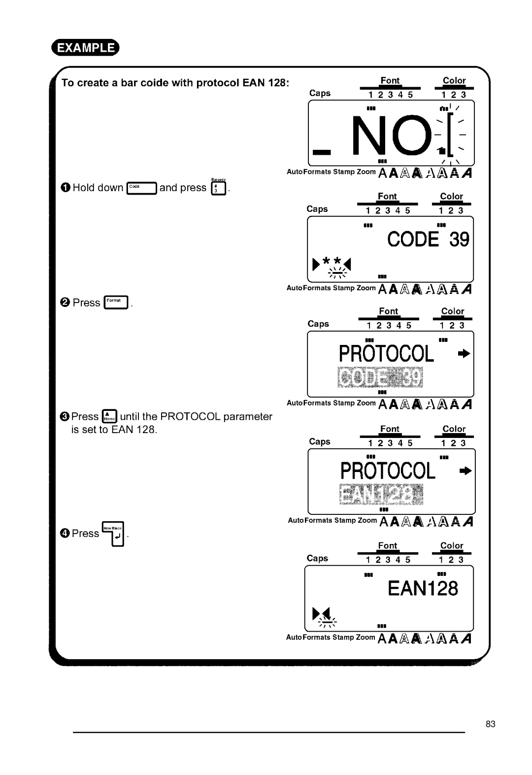 Brother P-touch 550, 530 manual 