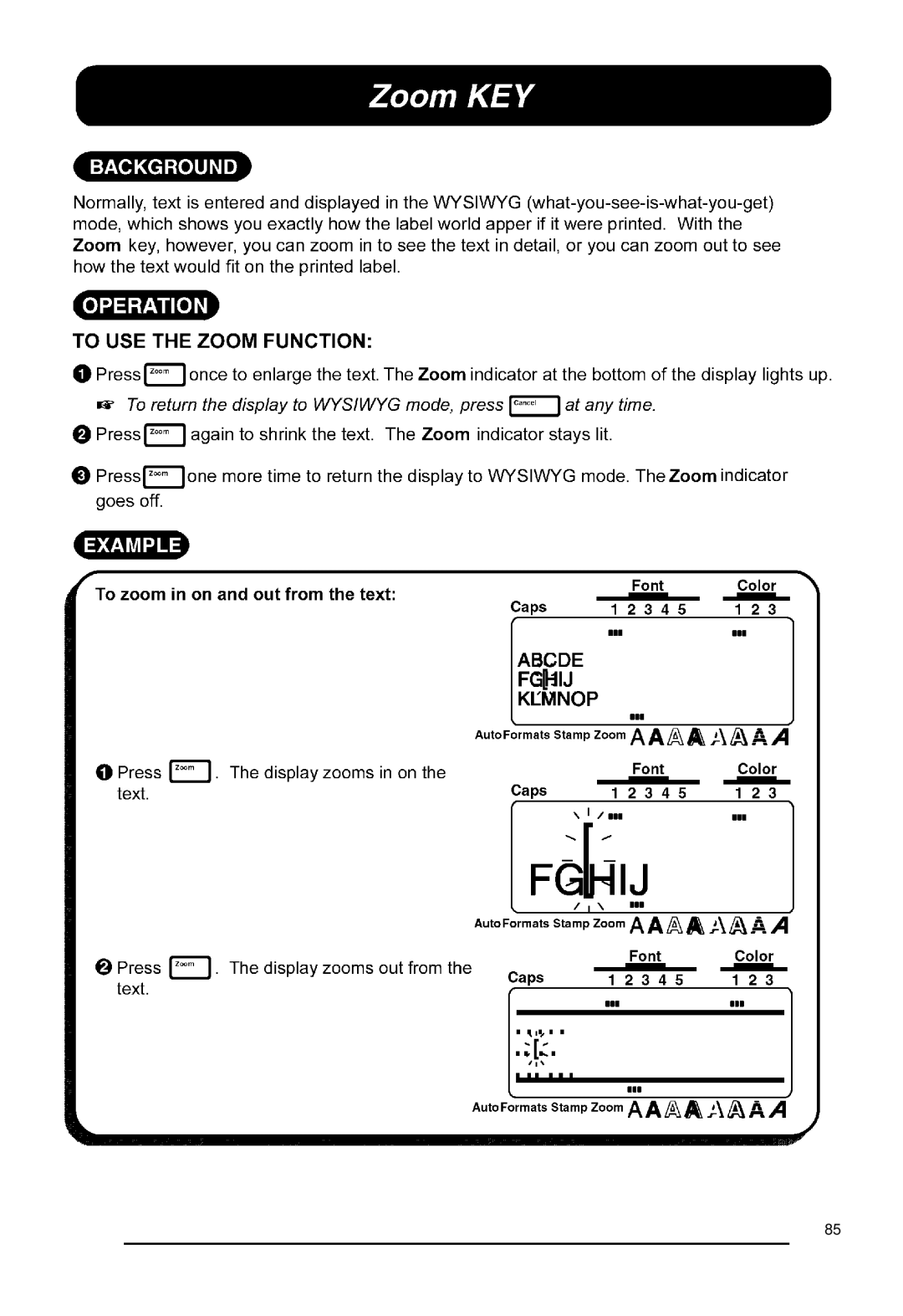 Brother P-touch 550, 530 manual 