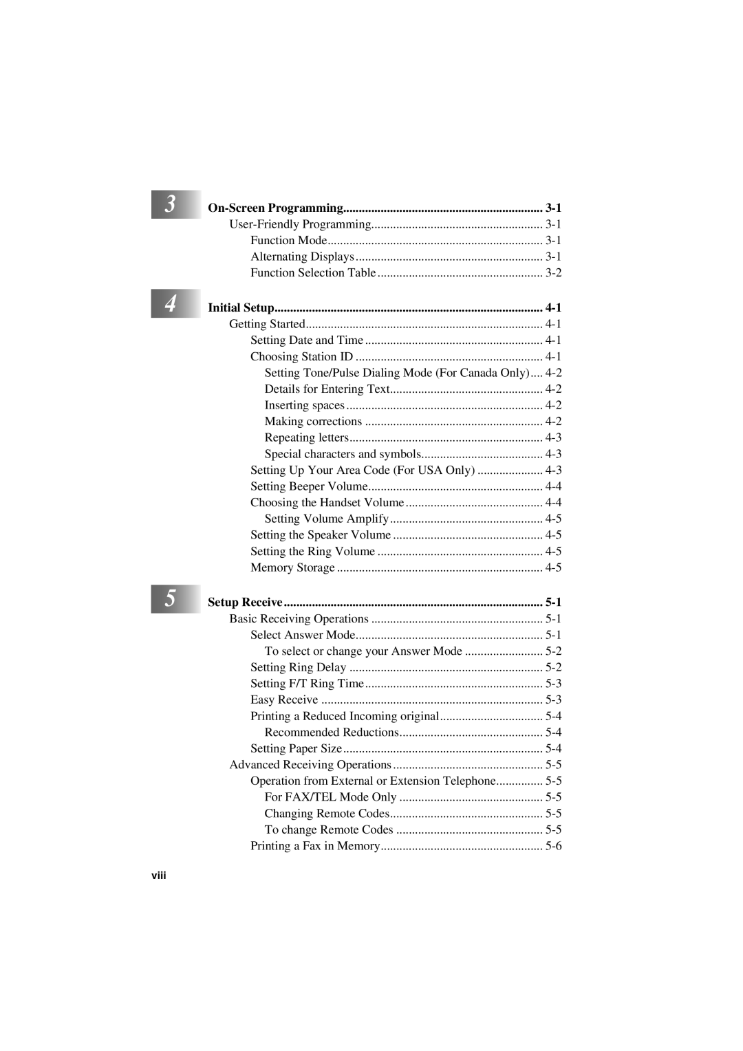 Brother 560 owner manual On-Screen Programming 