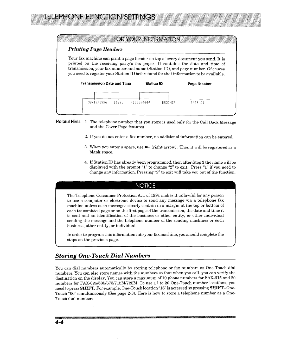 Brother 615 manual 