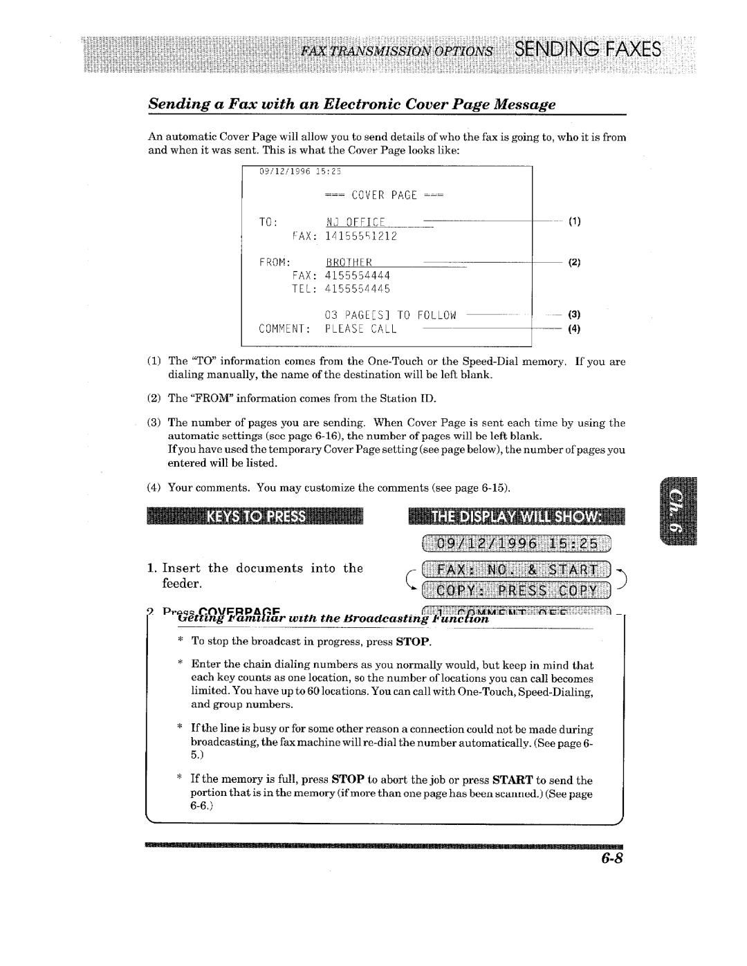 Brother 615 manual 