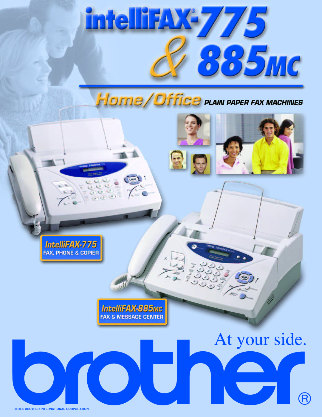 Brother 885, 775 manual Brother International Corporation 