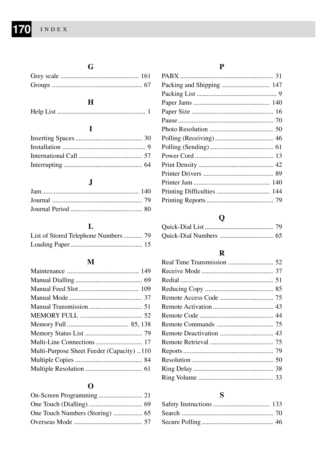 Brother 8060P MFC-9060 owner manual 144 