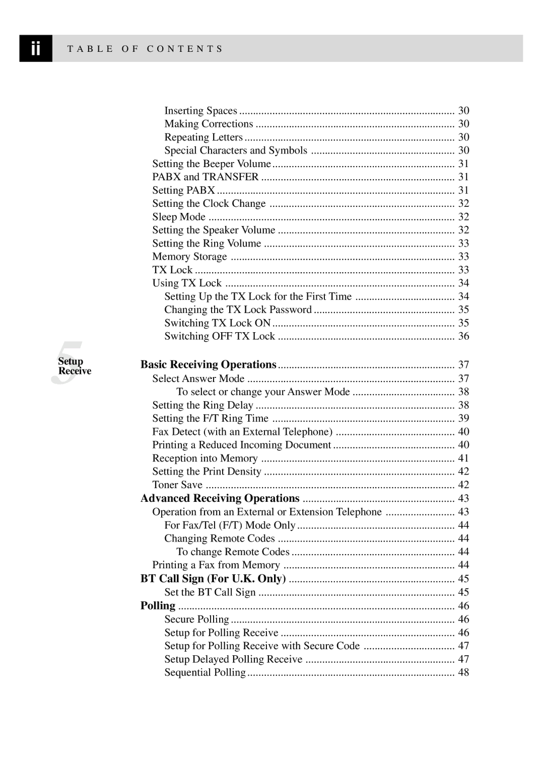 Brother 8060P MFC-9060 owner manual Operation from an External or Extension Telephone 