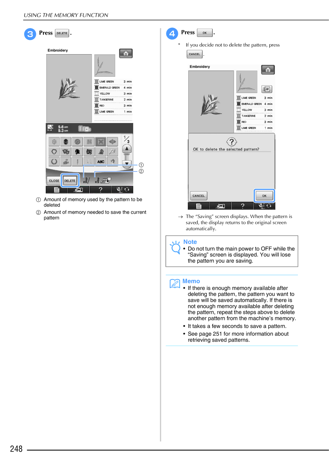 Brother 882-W01, 882-W02 operation manual 248 