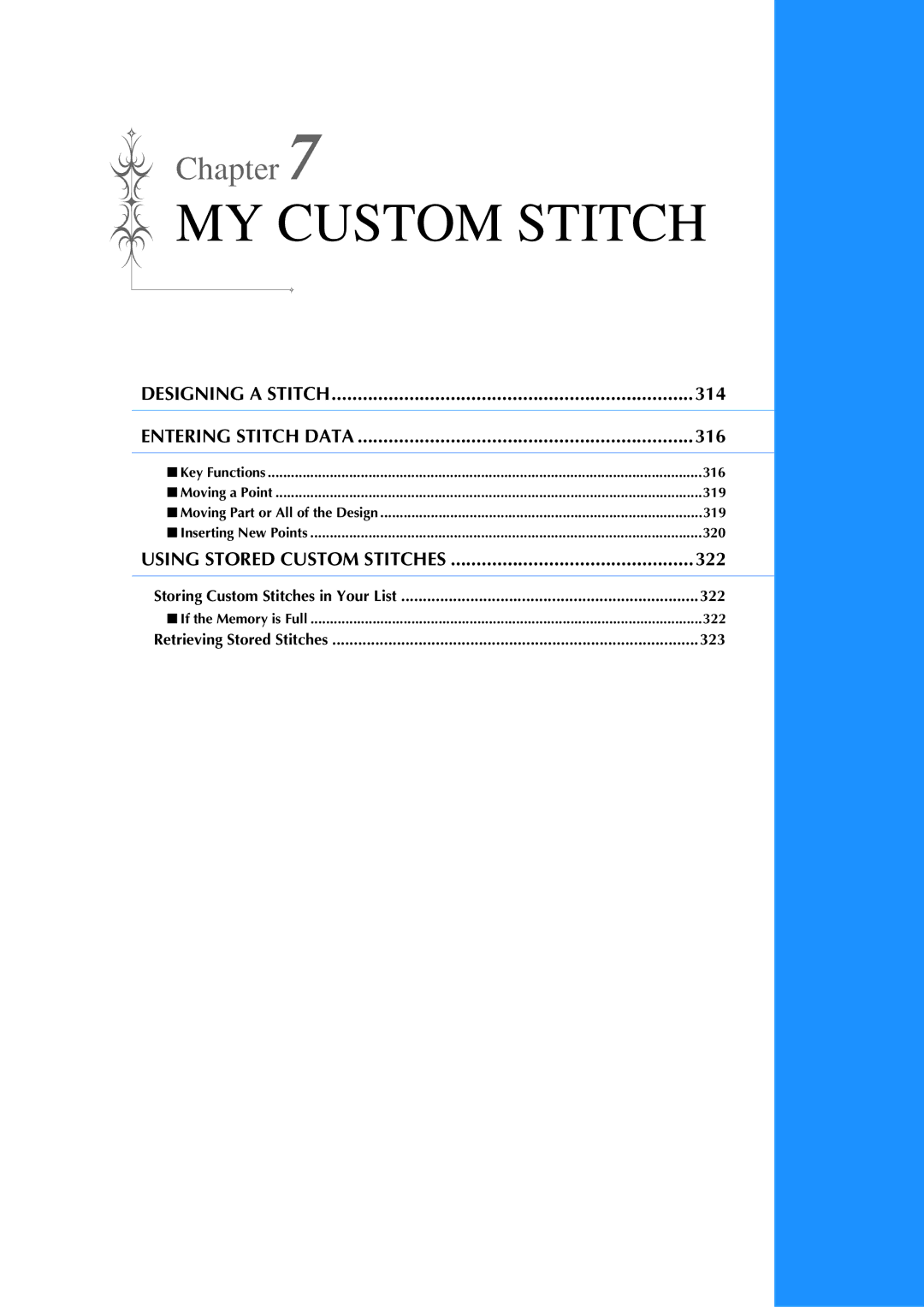 Brother 882-W02, 882-W01 operation manual MY Custom Stitch 