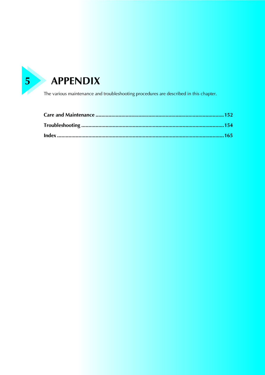 Brother 885-V31/V33 operation manual Appendix 