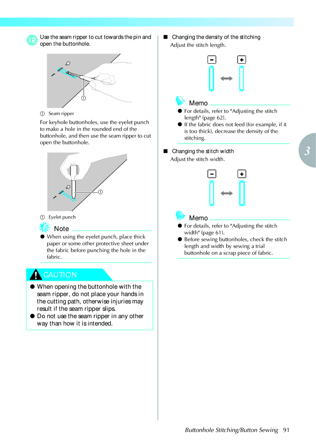 Brother 885V97, 885V95 operation manual Changing the stitch width, Adjust the stitch width 