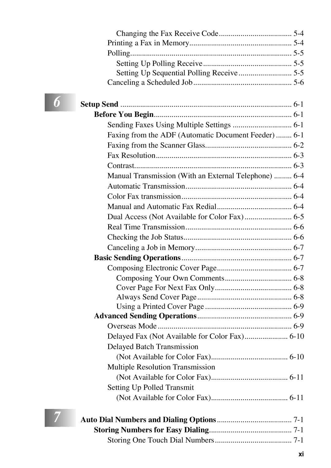 Brother 9200C owner manual Auto Dial Numbers and Dialing Options 