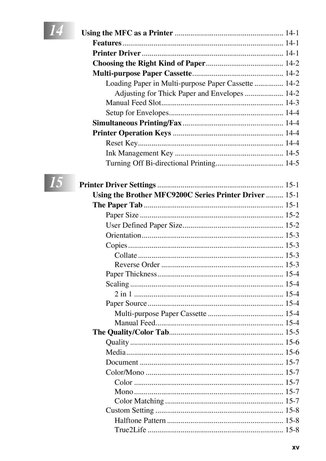 Brother owner manual Using the Brother MFC9200C Series Printer Driver 