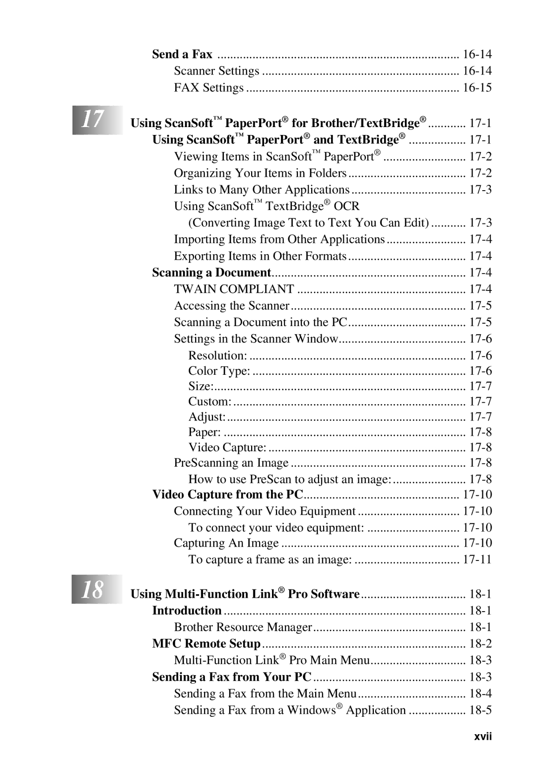 Brother 9200C owner manual Using ScanSoft PaperPort for Brother/TextBridge, Using ScanSoft PaperPort and TextBridge 