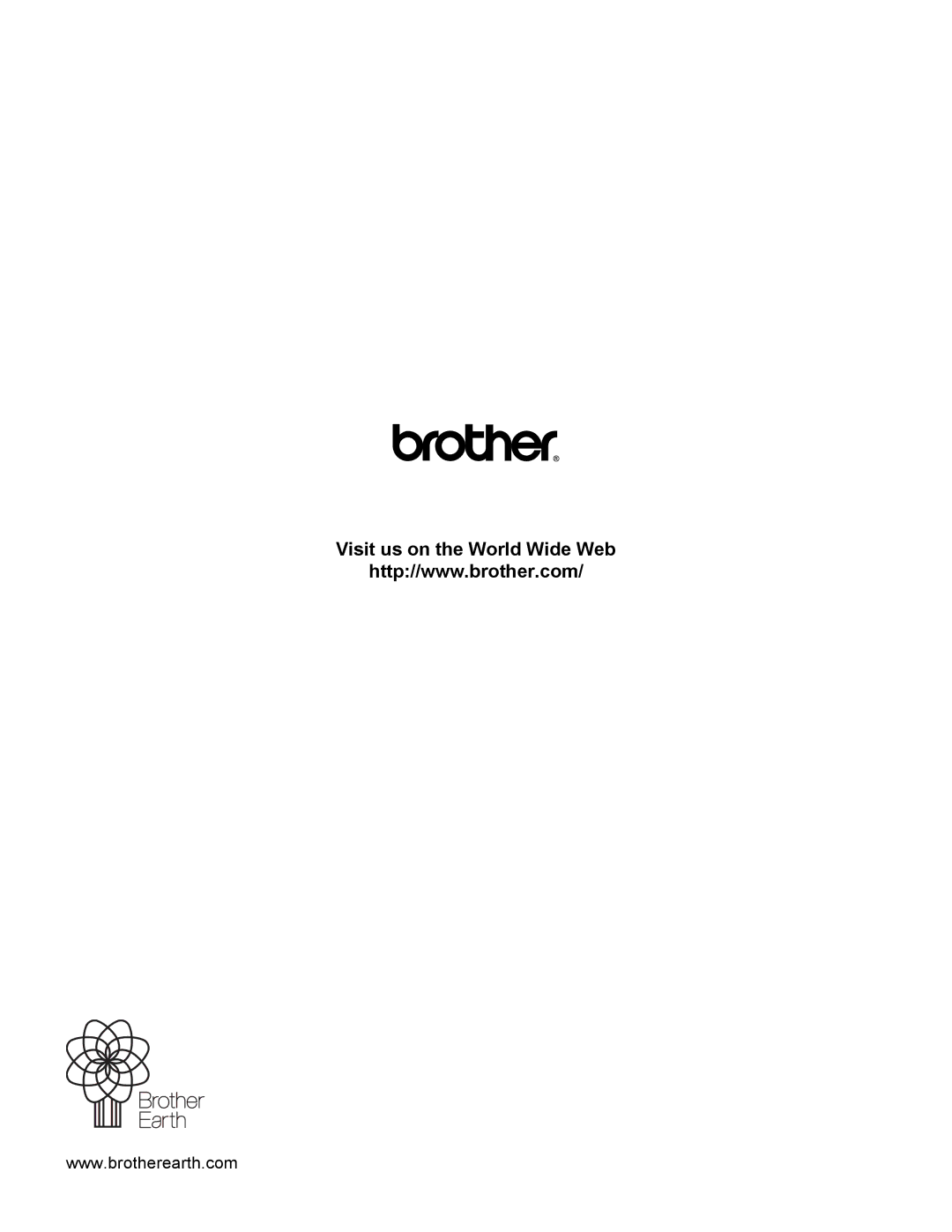 Brother ADS2500W manual Visit us on the World Wide Web 