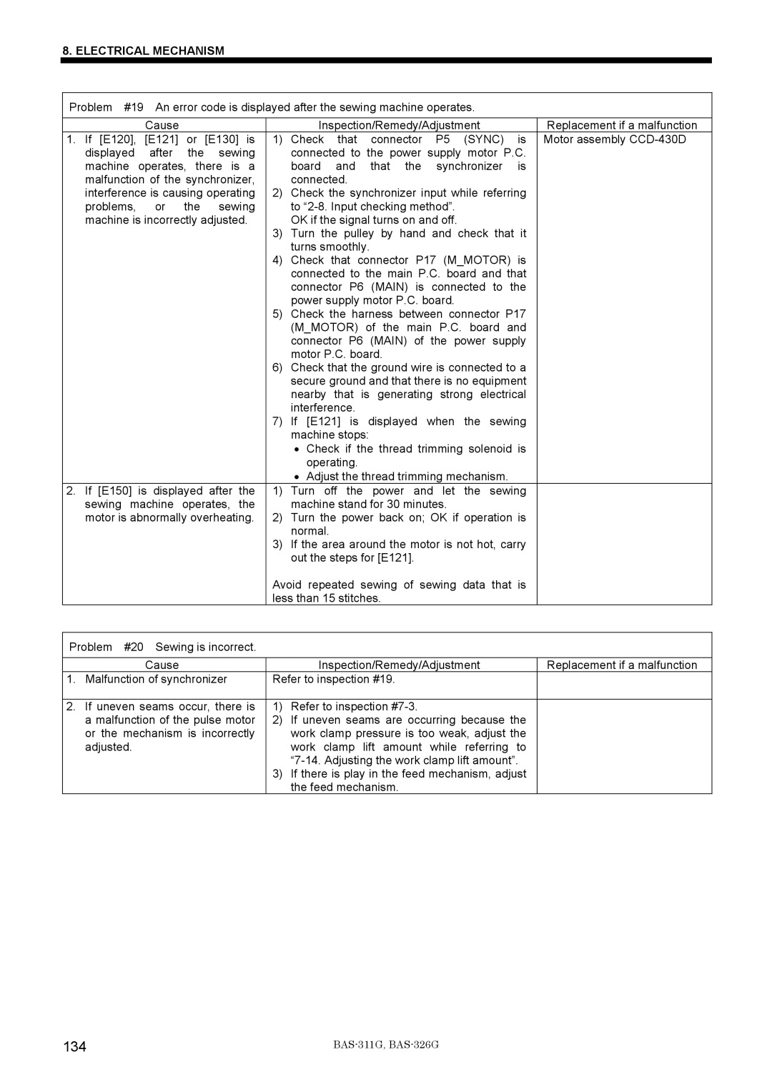 Brother BAS-311G service manual 134 