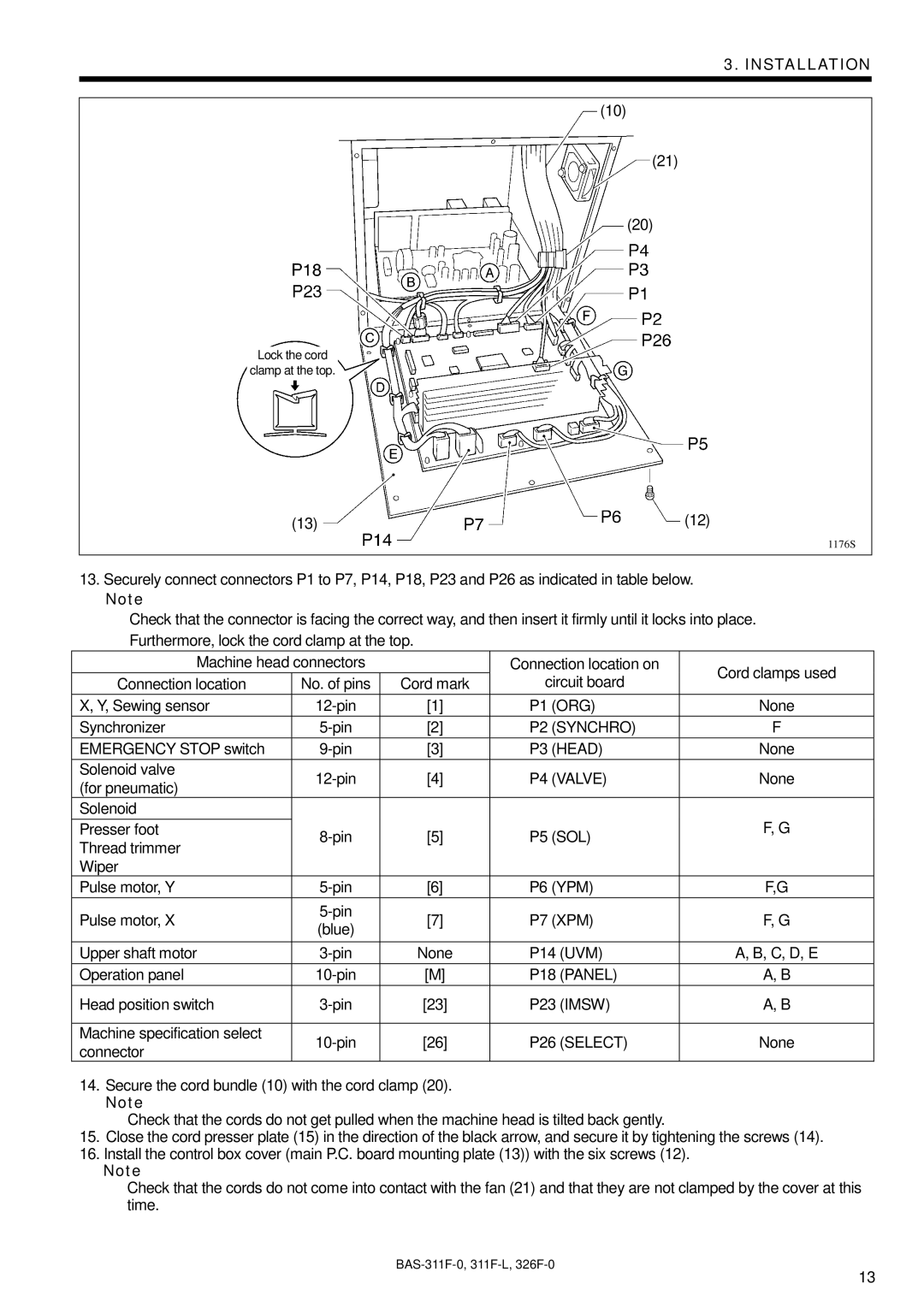 Brother BAS-311F-0, BAS-326F-0, BAS-311F-L instruction manual Org 