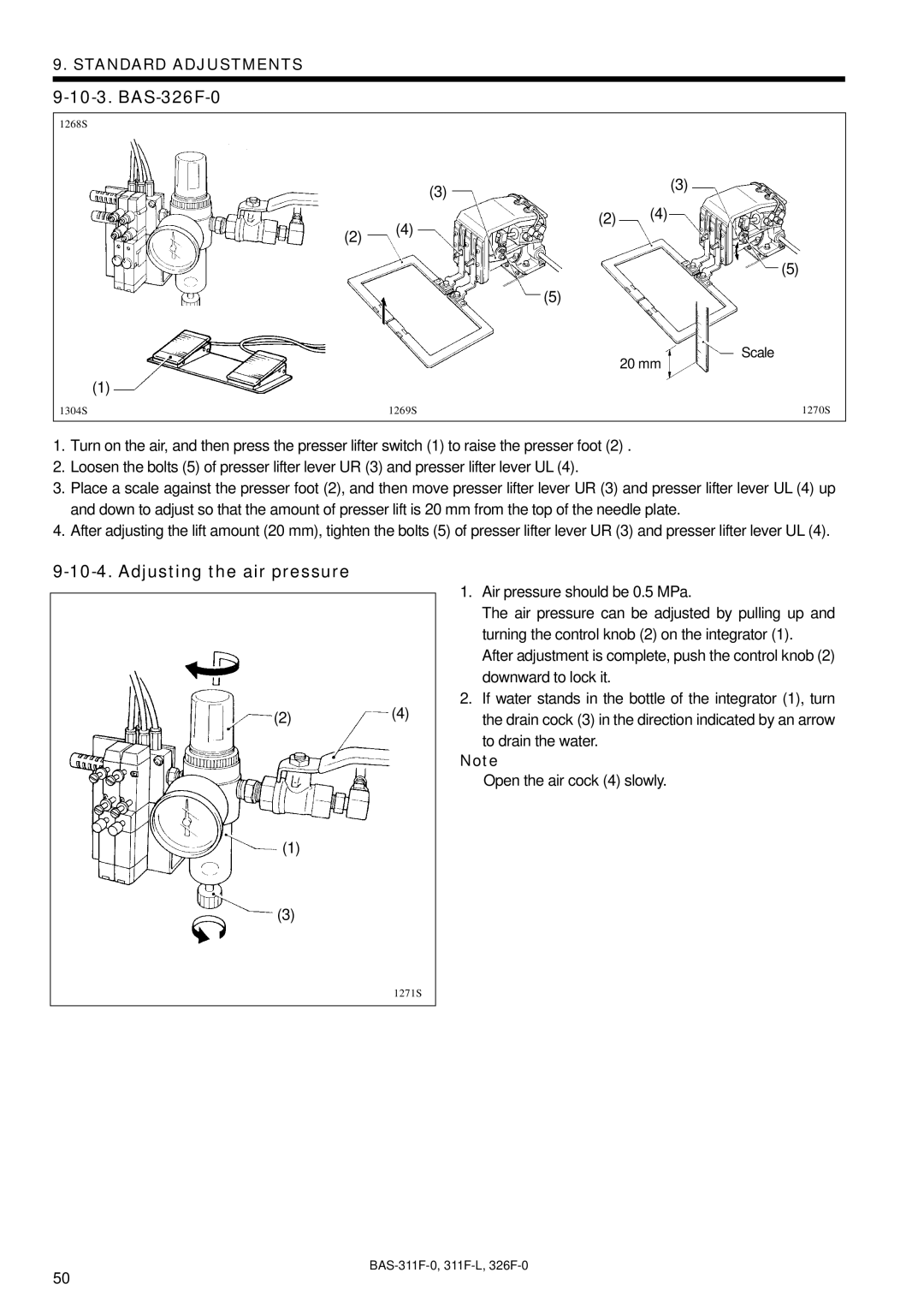 Brother BAS-326F-0, BAS-311F-L, BAS-311F-0 instruction manual 