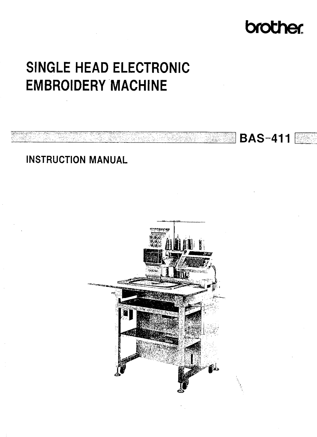 Brother BAS-411 manual 