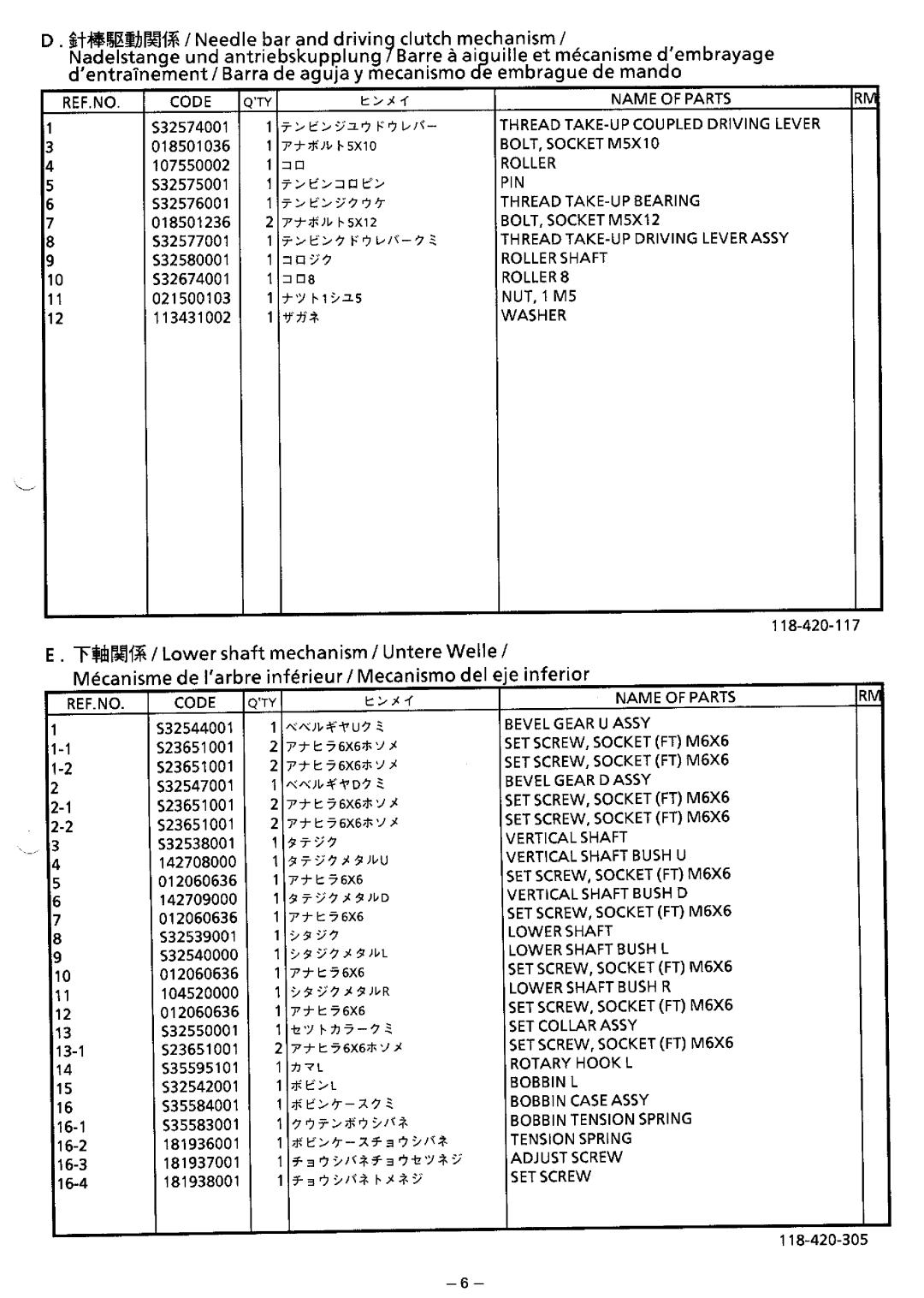 Brother BAS-423 manual 