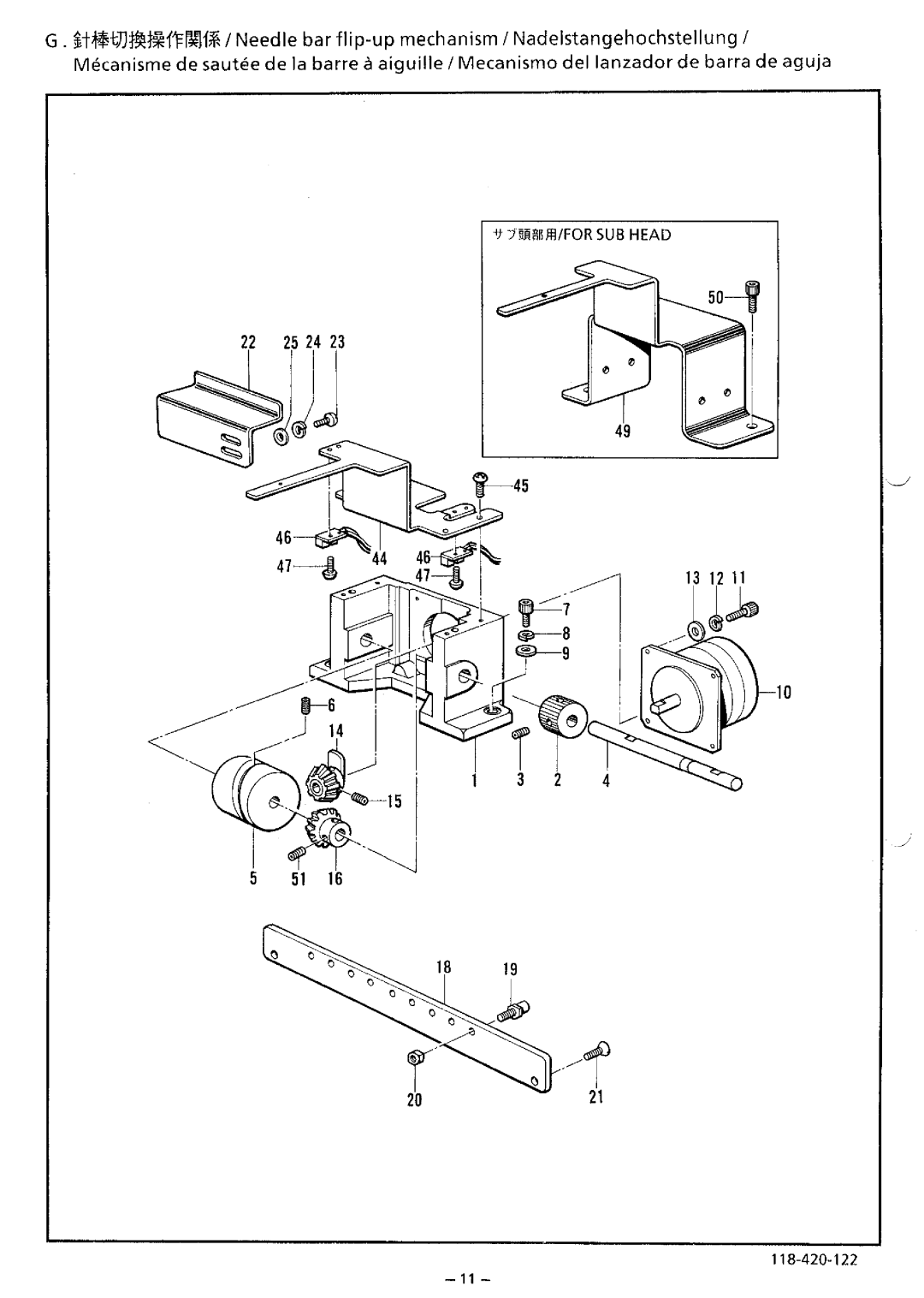 Brother BAS-423 manual 