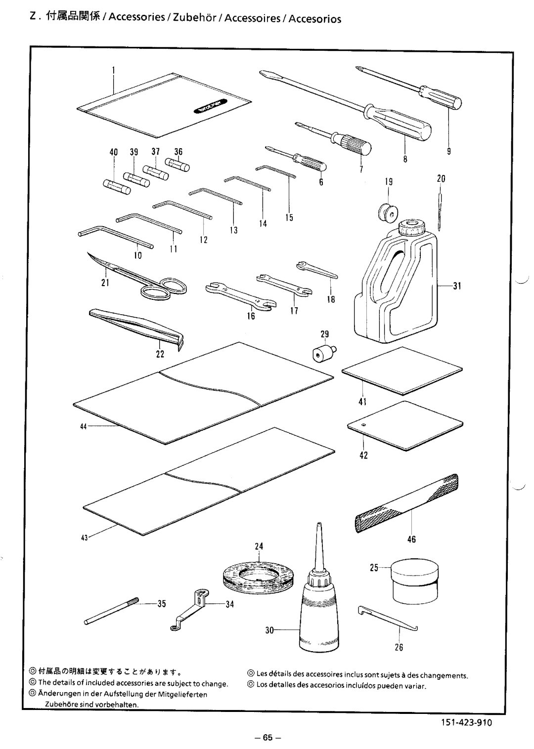 Brother BAS-423 manual 