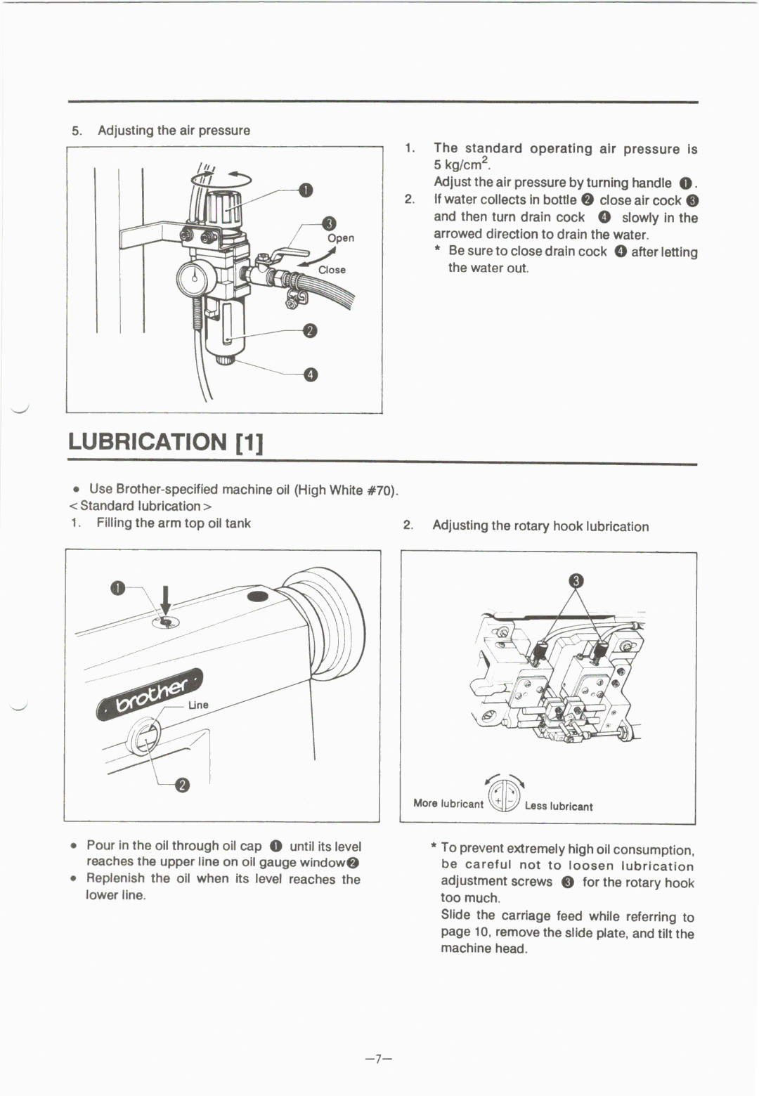 Brother BAS-610 manual 