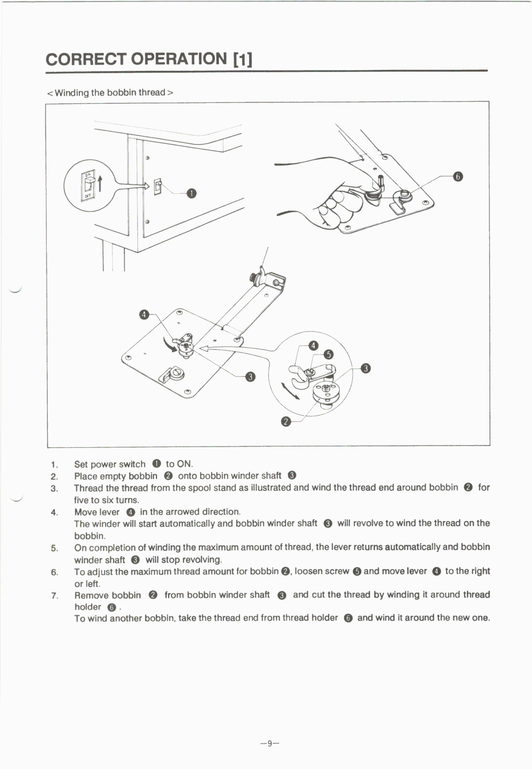 Brother BAS-610 manual 