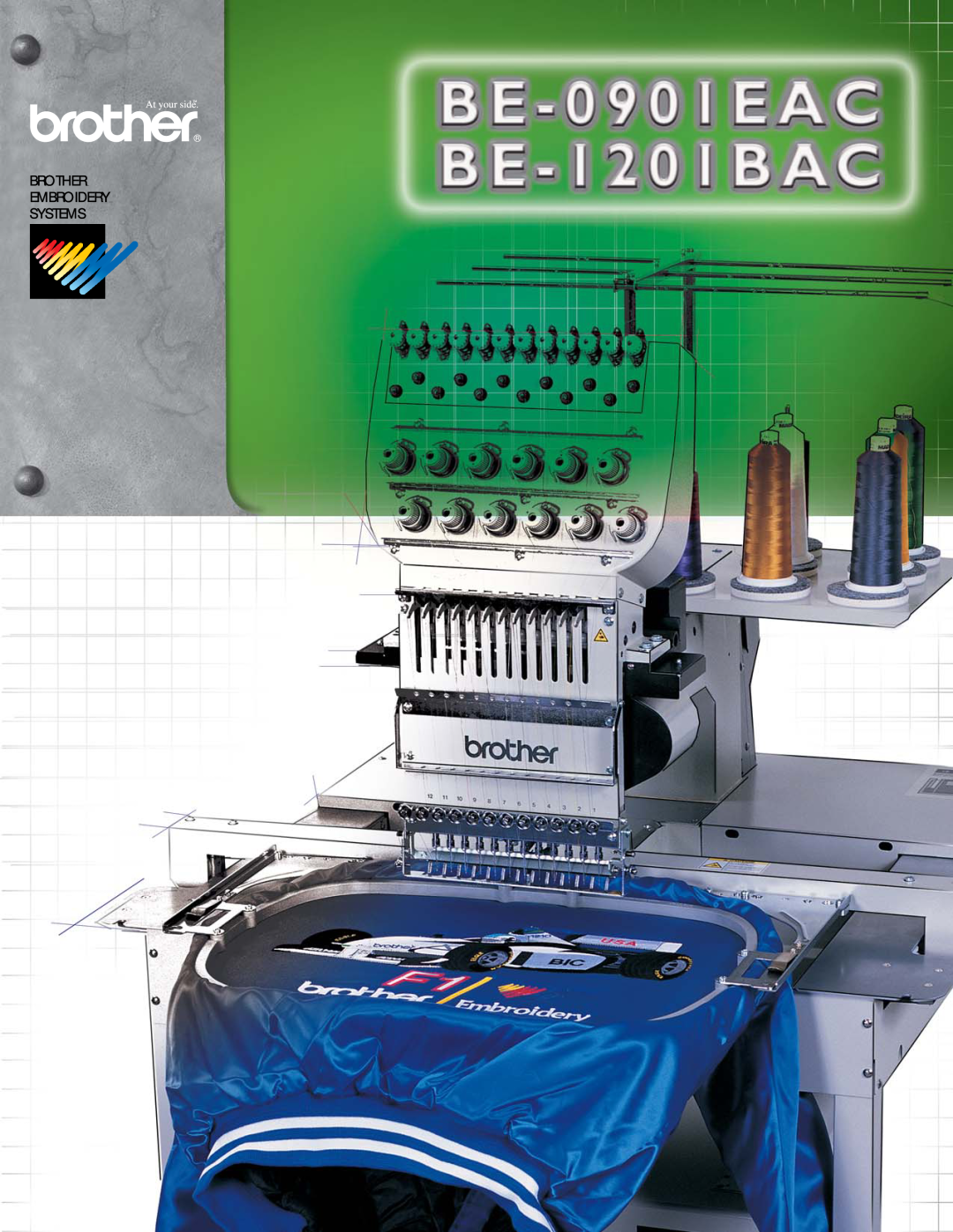 Brother BE-0901EAC, BE-1201BAC manual Brother Embroidery Systems 