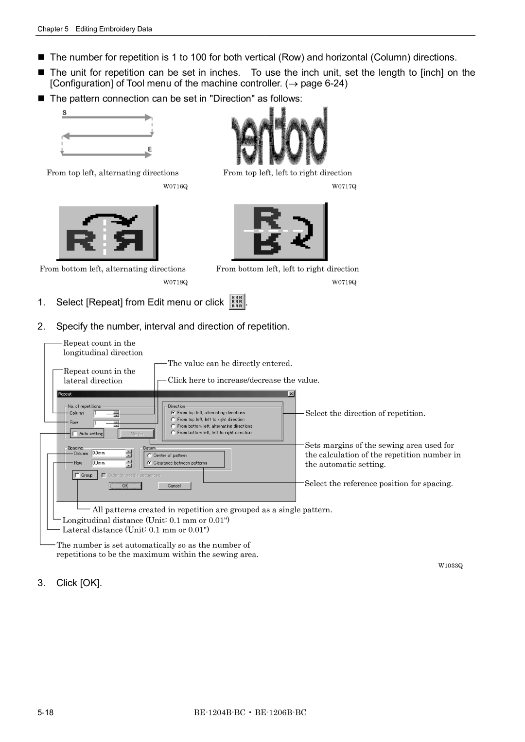 Brother BE-1204C-BC, BE-1206B-BC, BE-1204B-BC instruction manual W0716Q W0717Q 