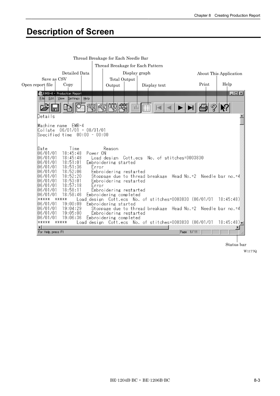 Brother BE-1204C-BC, BE-1206B-BC, BE-1204B-BC instruction manual W1177Q 