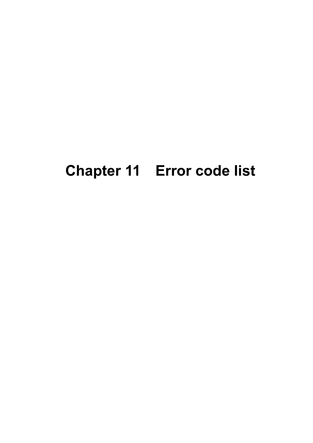 Brother BE-1204B-BC, BE-1206B-BC, BE-1204C-BC instruction manual Error code list 