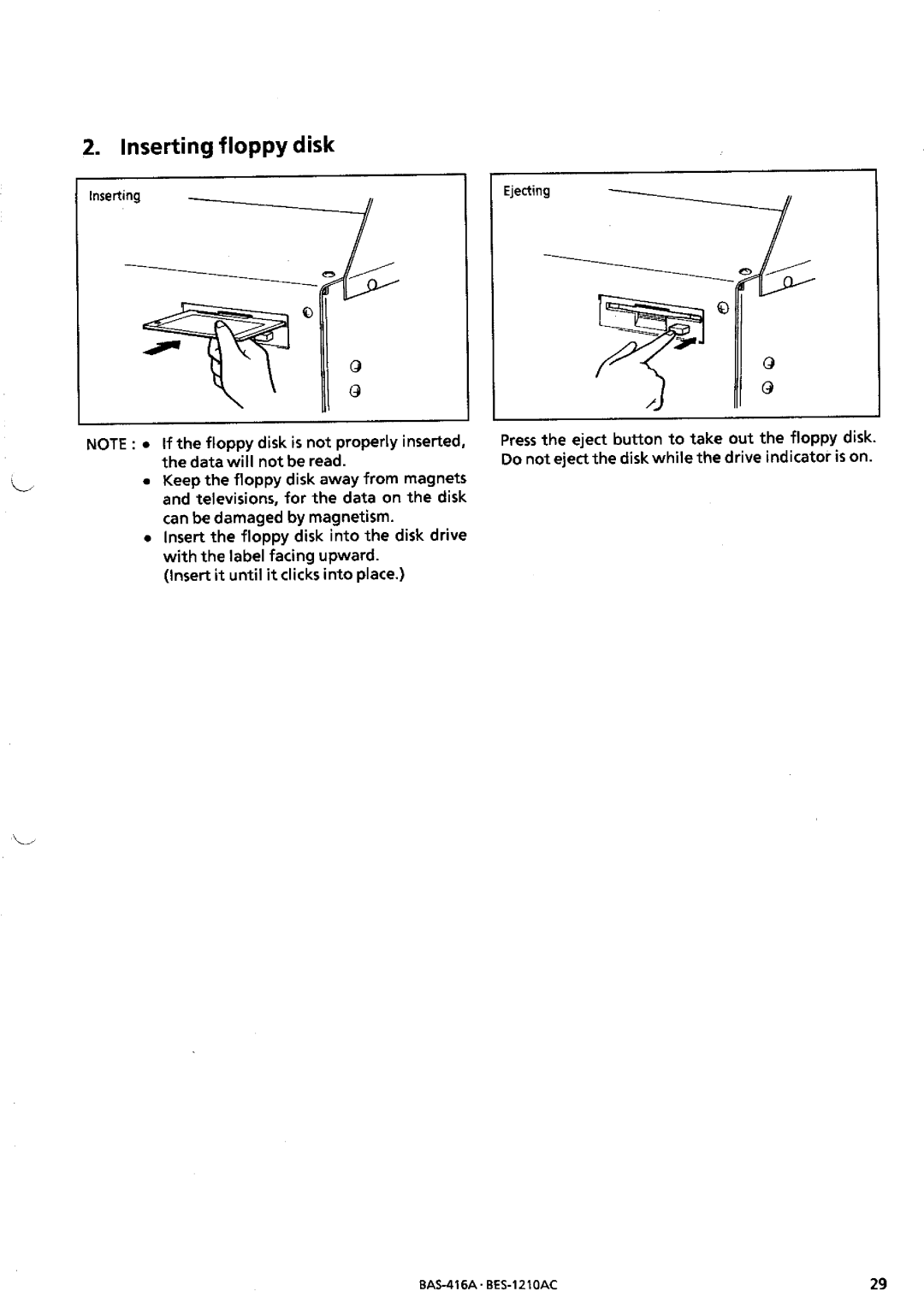 Brother BES-1210AC manual 