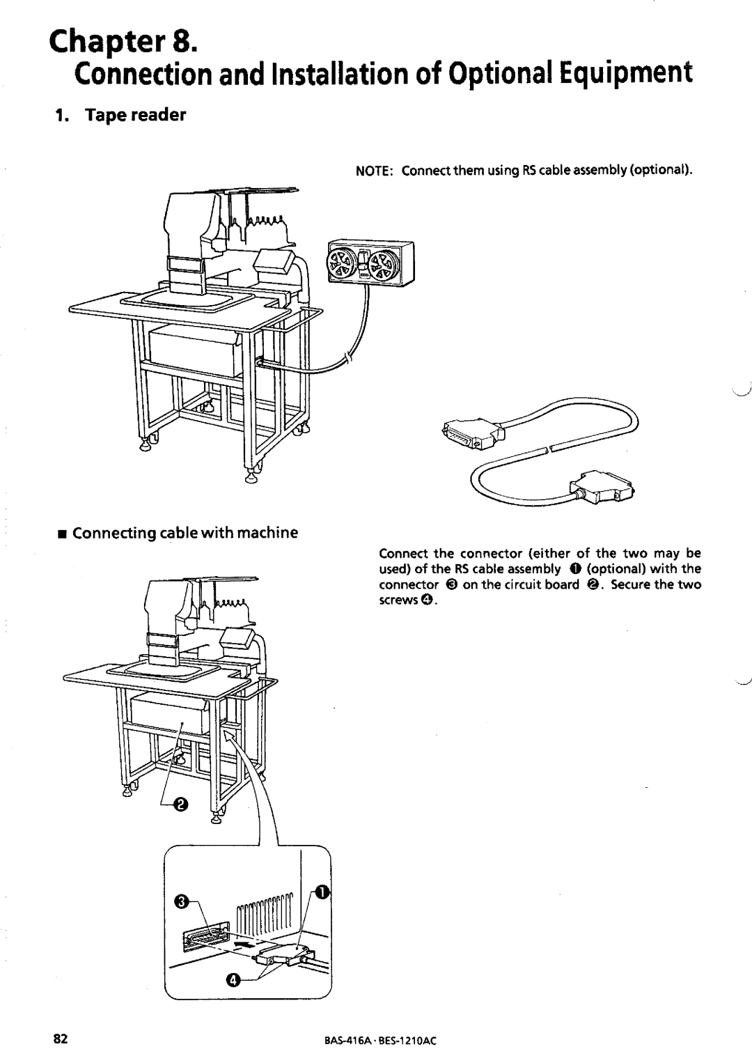 Brother BES-1210AC manual 