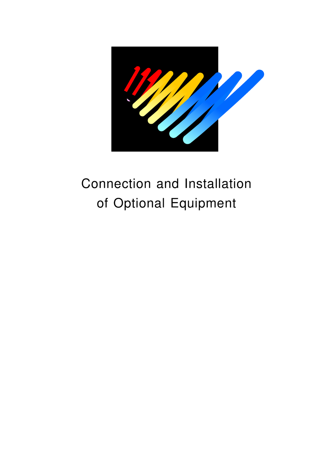 Brother BES-961BC, BES-1261BC instruction manual Connection and Installation Optional Equipment 