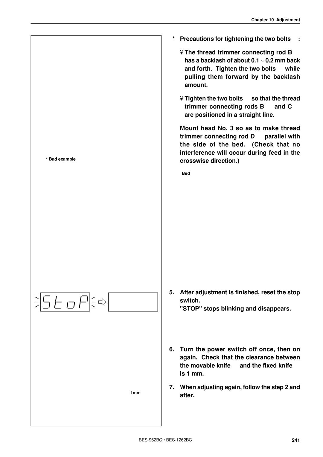 Brother BES-962BC instruction manual 241 