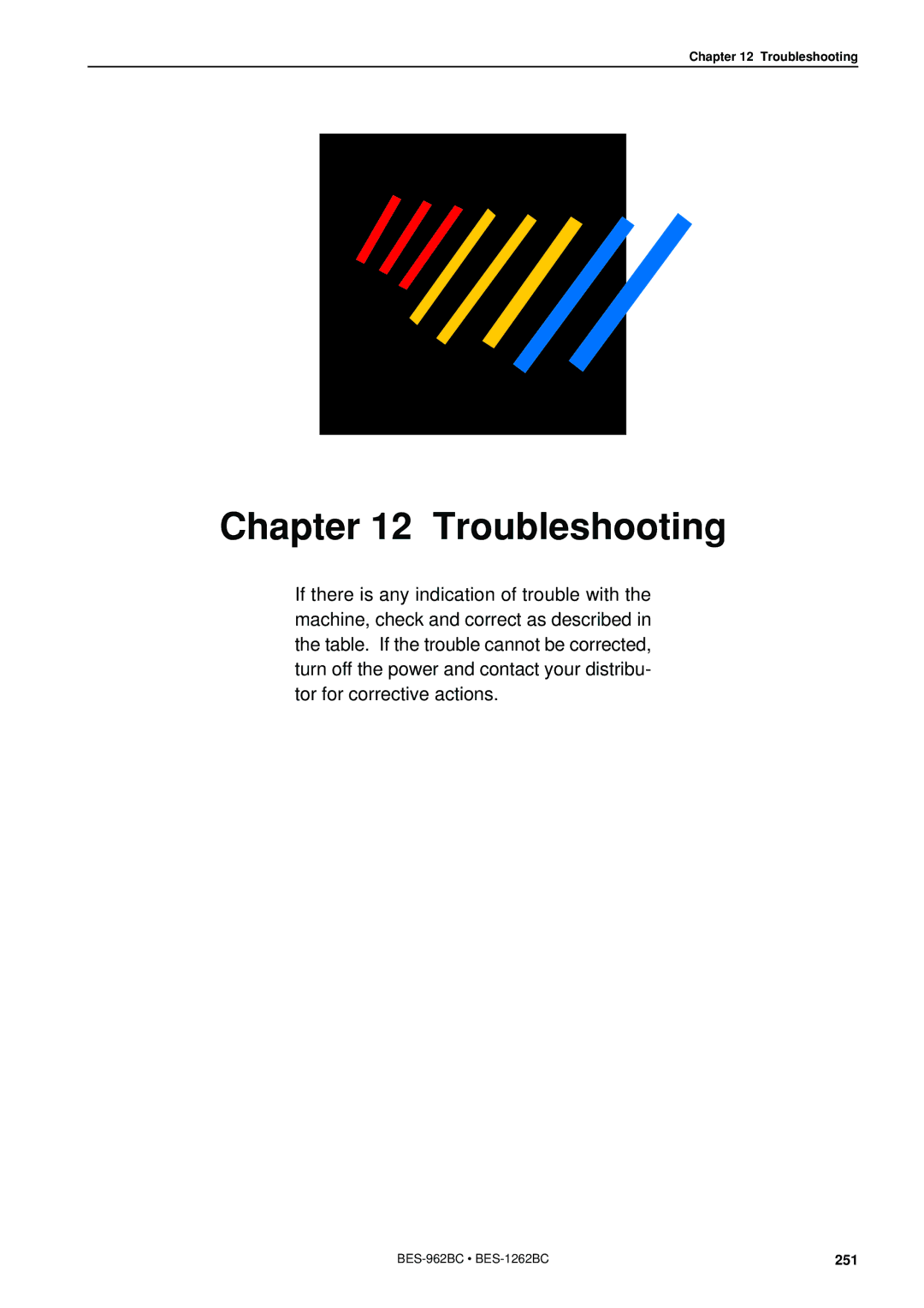 Brother BES-962BC instruction manual Troubleshooting 