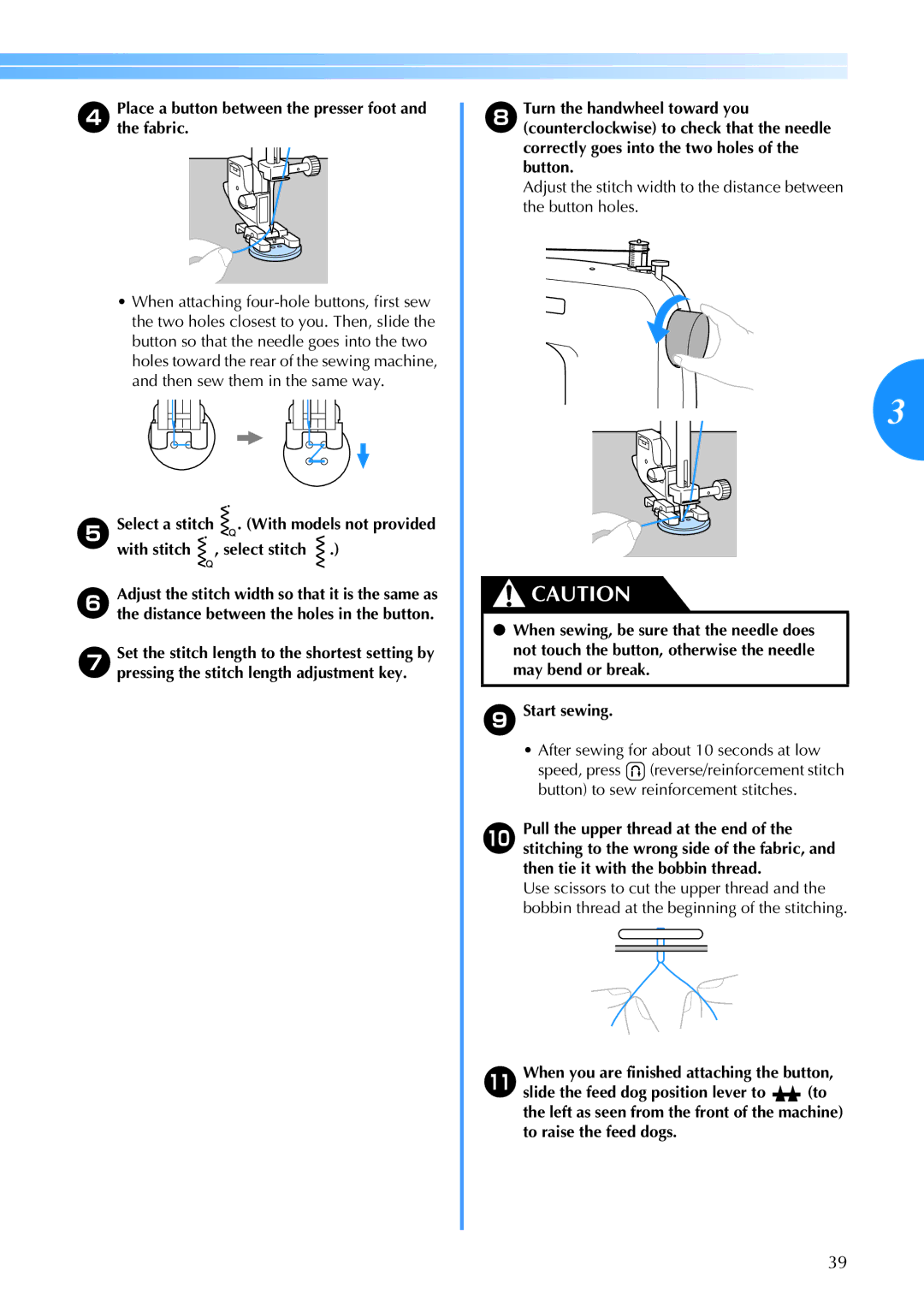 Brother CE 500PRW operation manual ESelect a stitch, With stitch Select stitch 