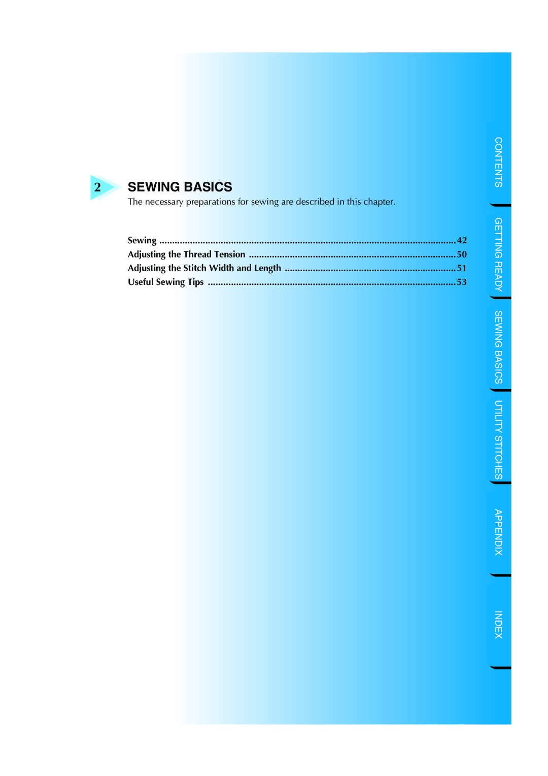 Brother CS 8060 manual Sewing Basics 