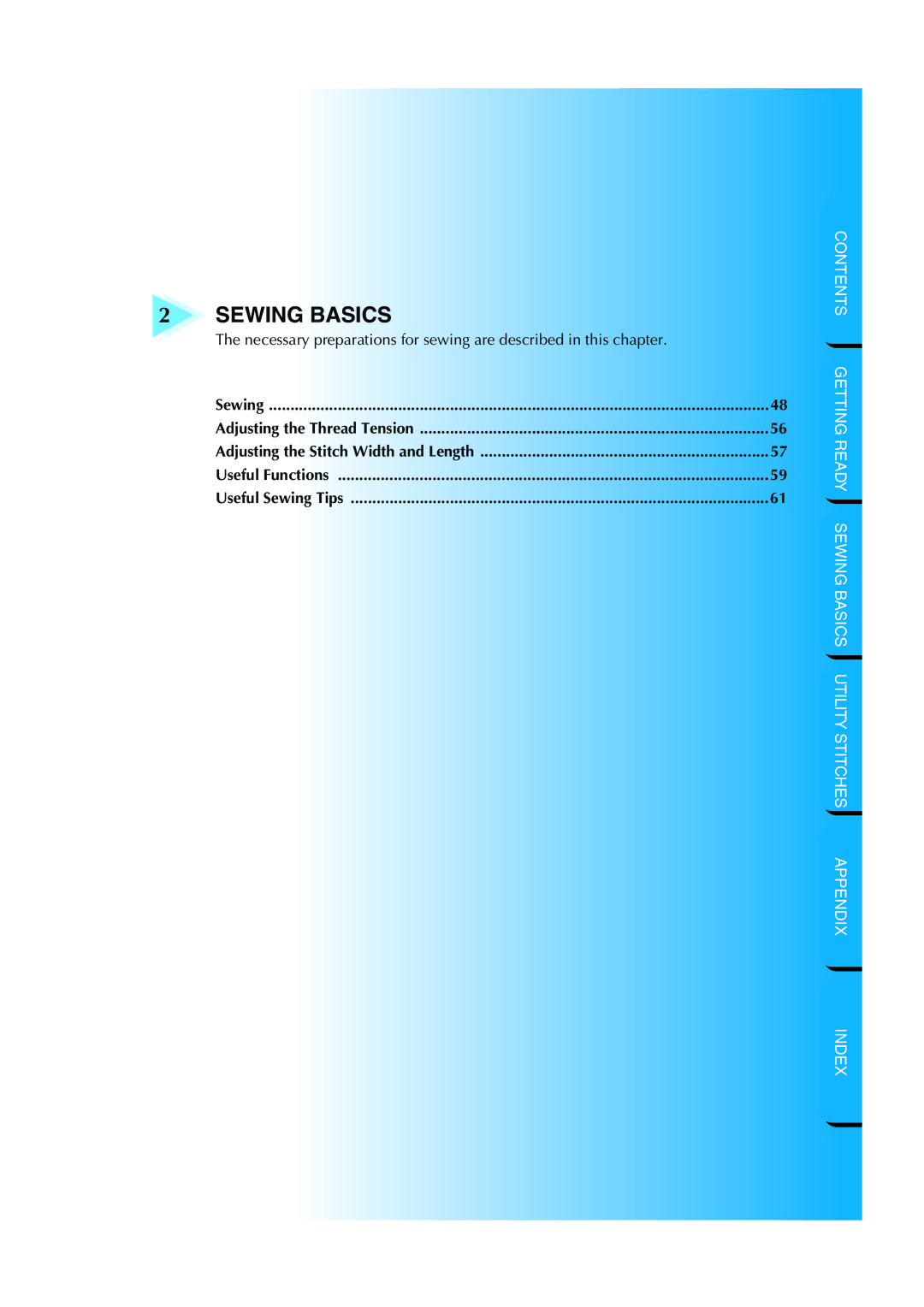 Brother CS-8150 manual Sewing Basics 