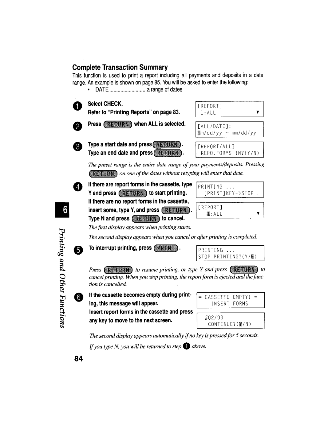 Brother CW - 600, 1000 manual 