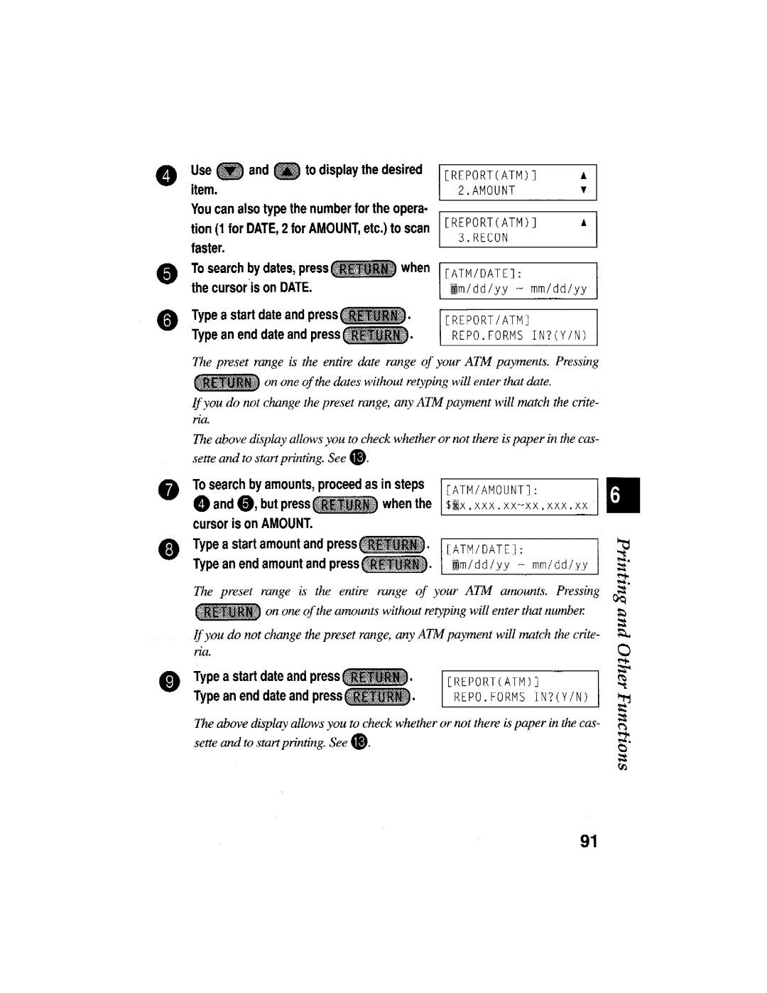 Brother 1000, CW - 600 manual 