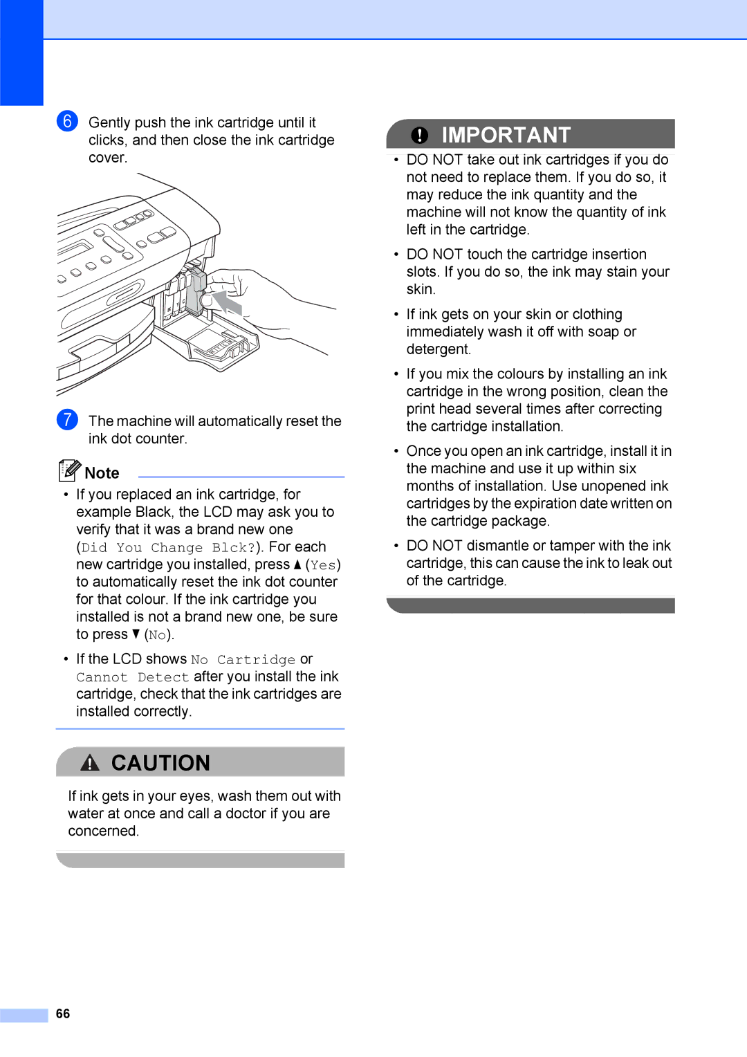 Brother DCP-375CW manual 