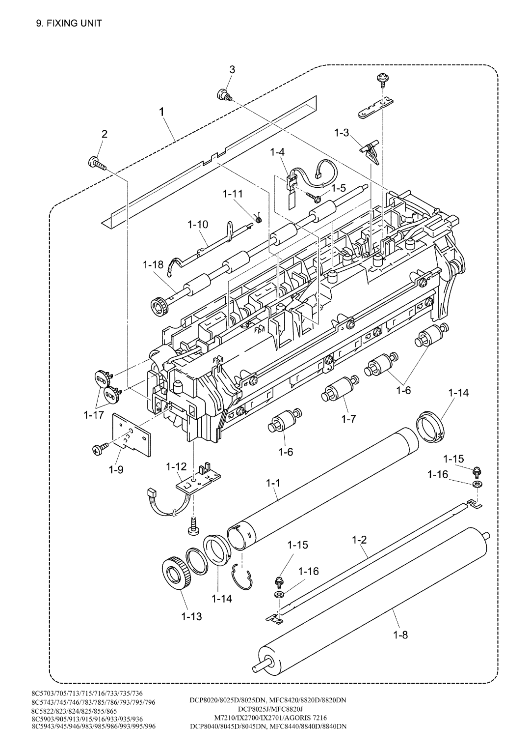 Brother DCP8040, DCP8045DN, MFC8840DN, MFC8440 manual 