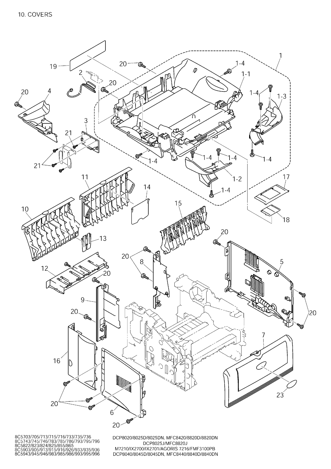 Brother DCP8045DN, DCP8040, MFC8840DN, MFC8440 manual 