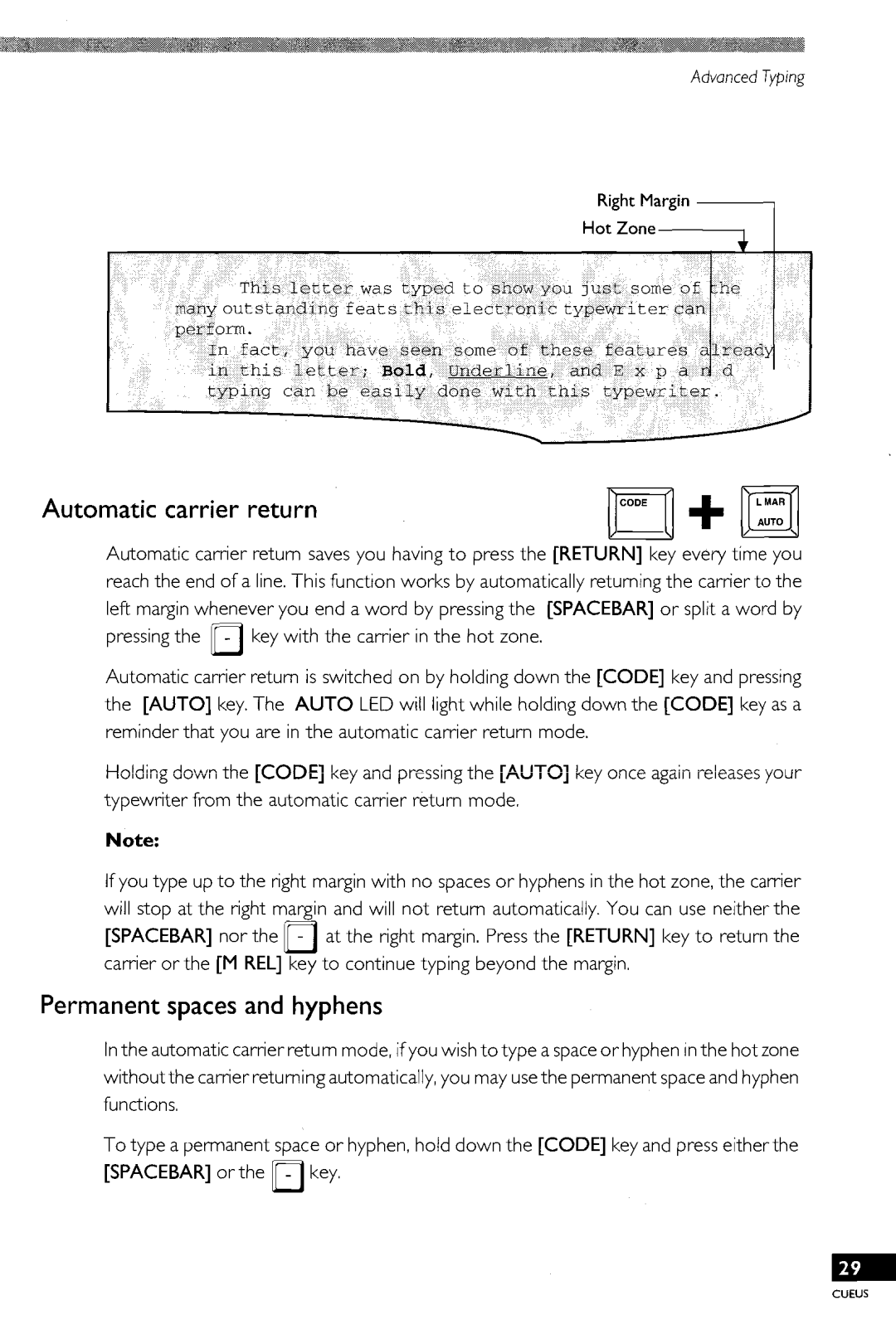 Brother CE-400, EM-430 manual 