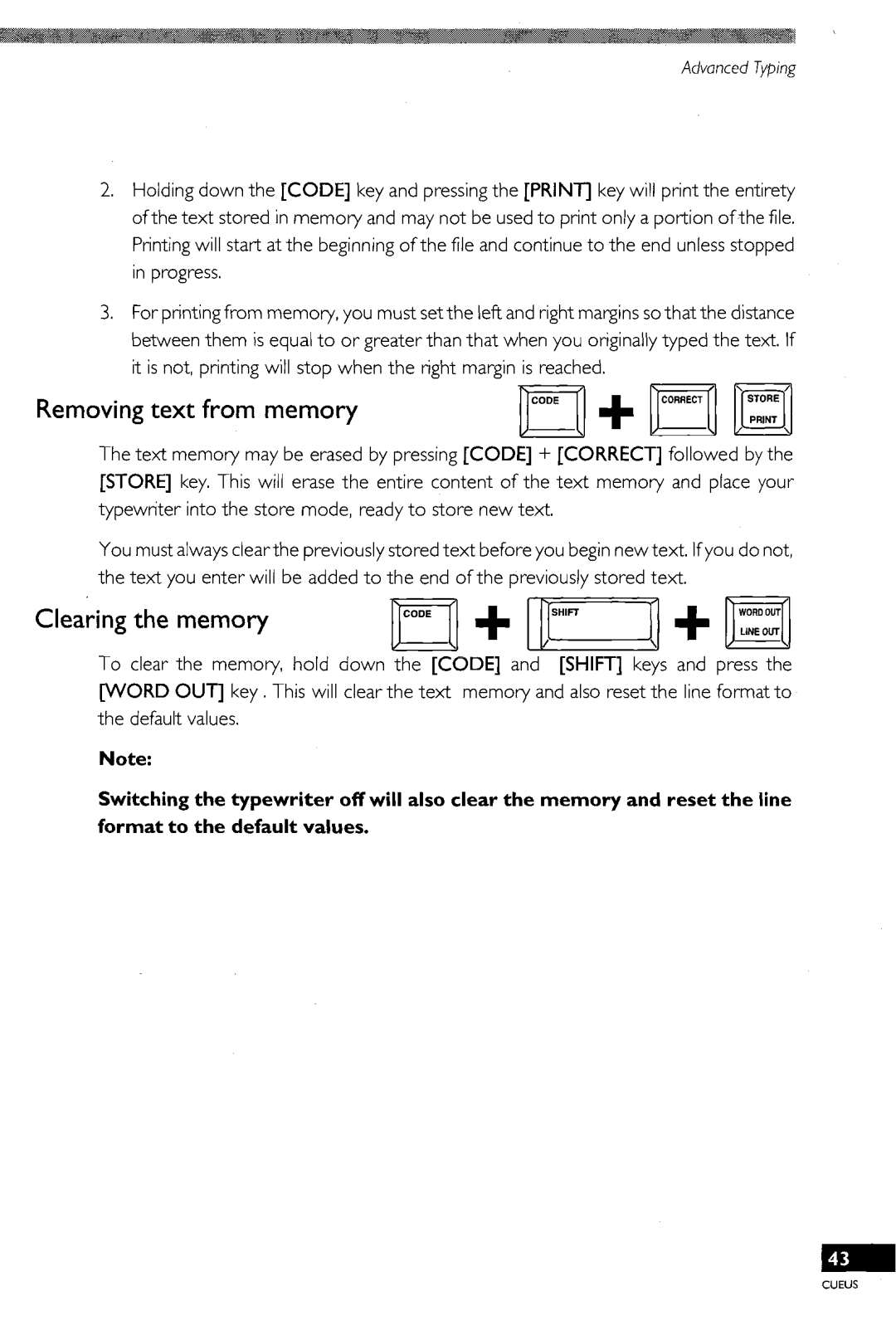 Brother CE-400, EM-430 manual 