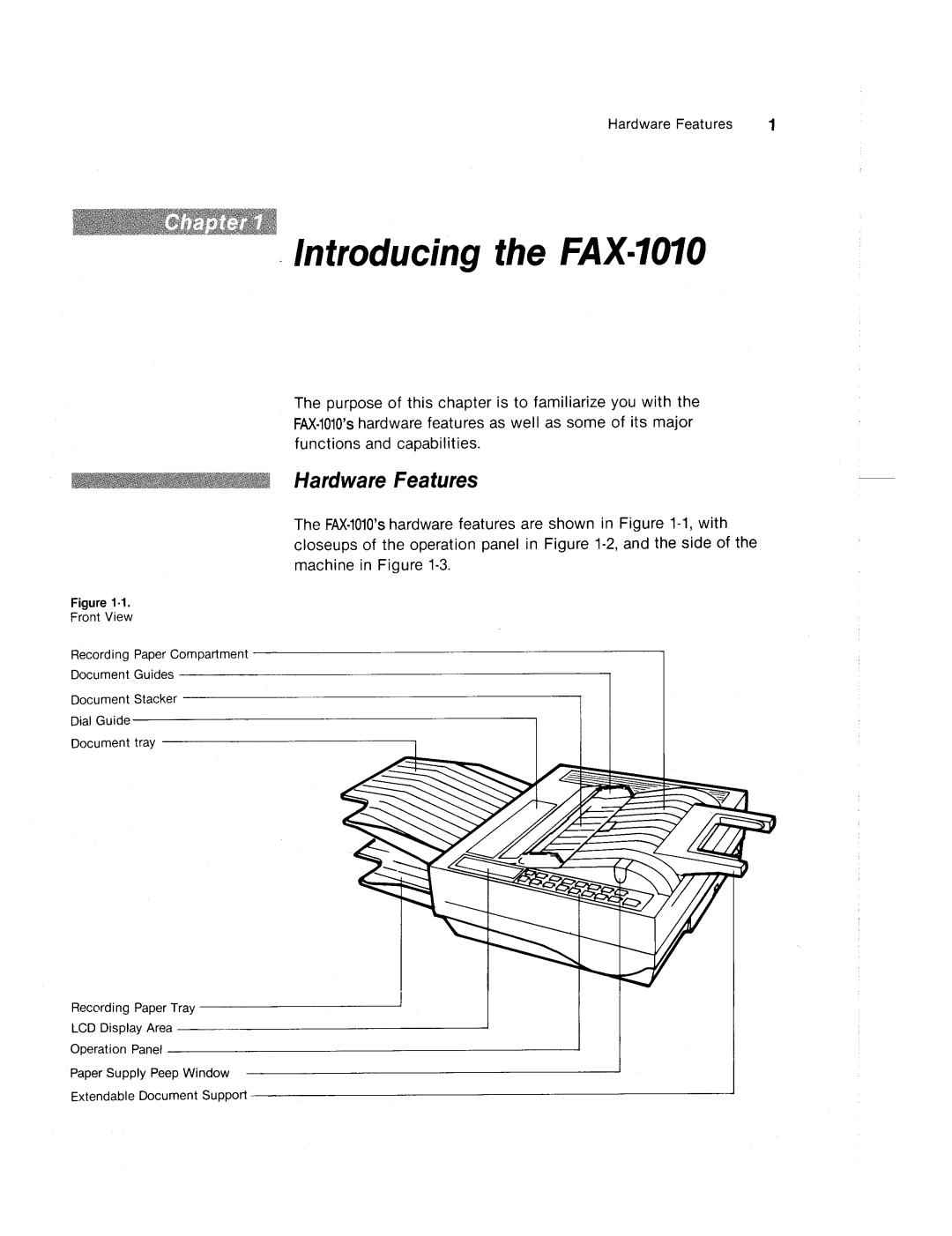 Brother FAX-1010 manual 