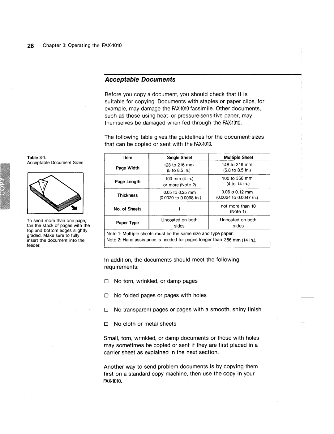 Brother FAX-1010 manual 