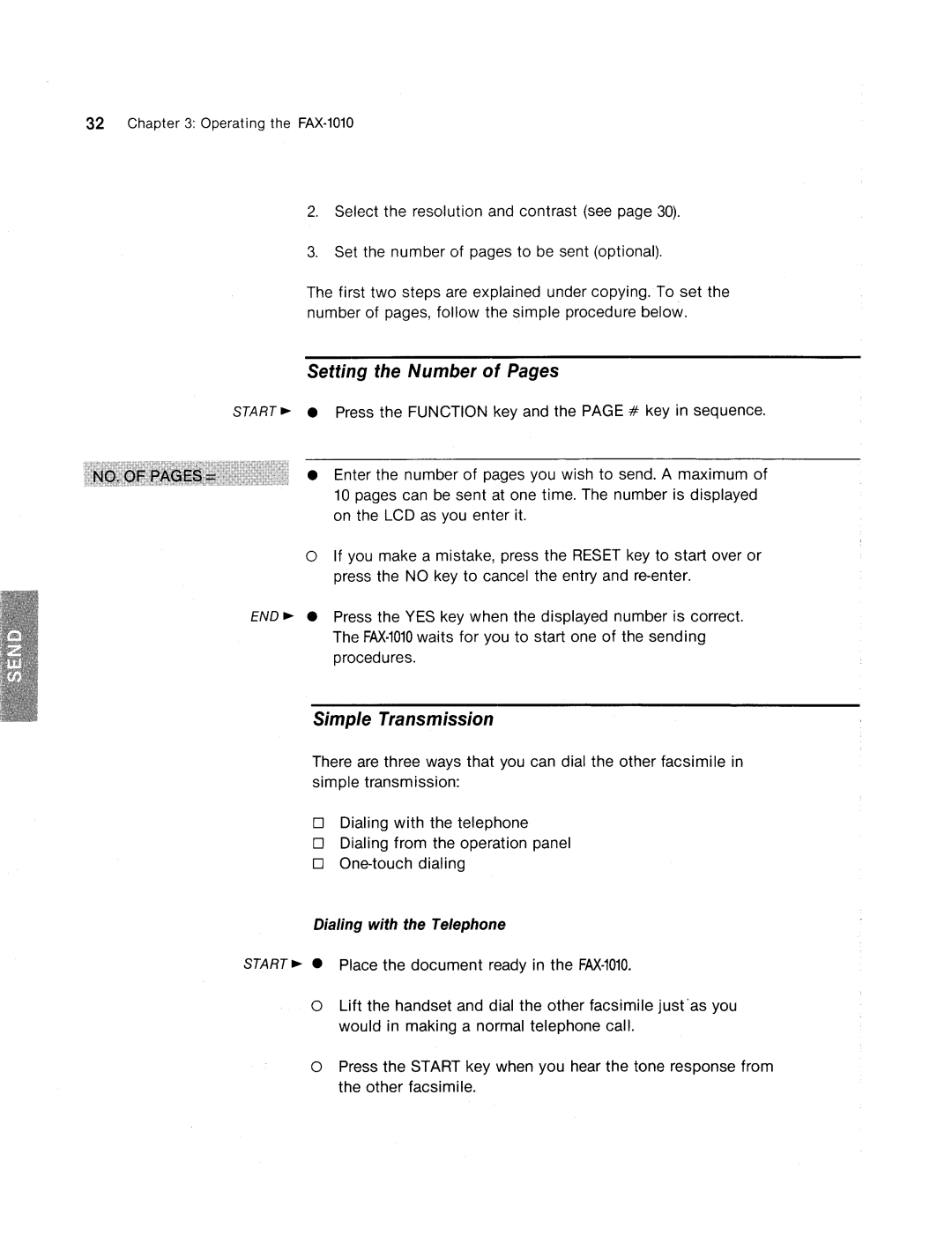 Brother FAX-1010 manual 